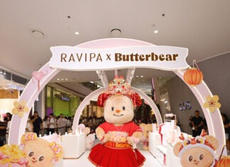 RAVIPA จับมือน้องหมีเนย รังสรรค์คอลเลกชัน “RAVIPA x Butterbear”